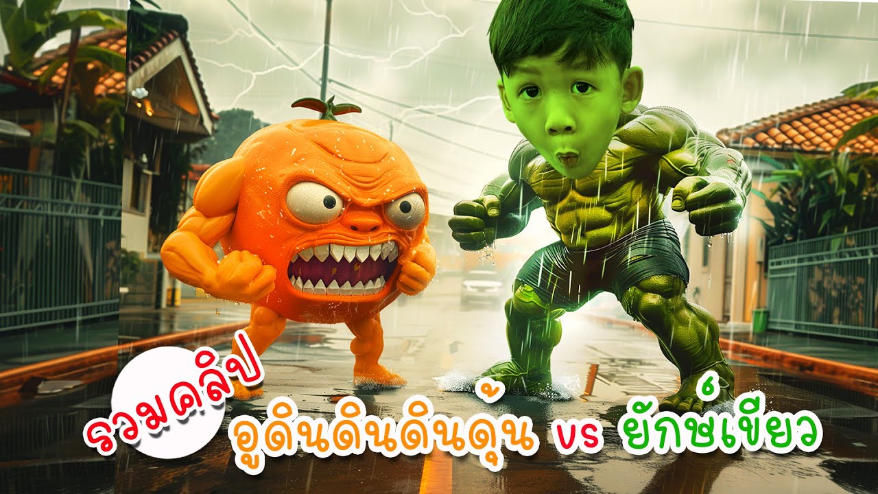 รวมคลิป อูดินดินดินดุน vs ยักษ์เขียว | โอ้นายช็อต