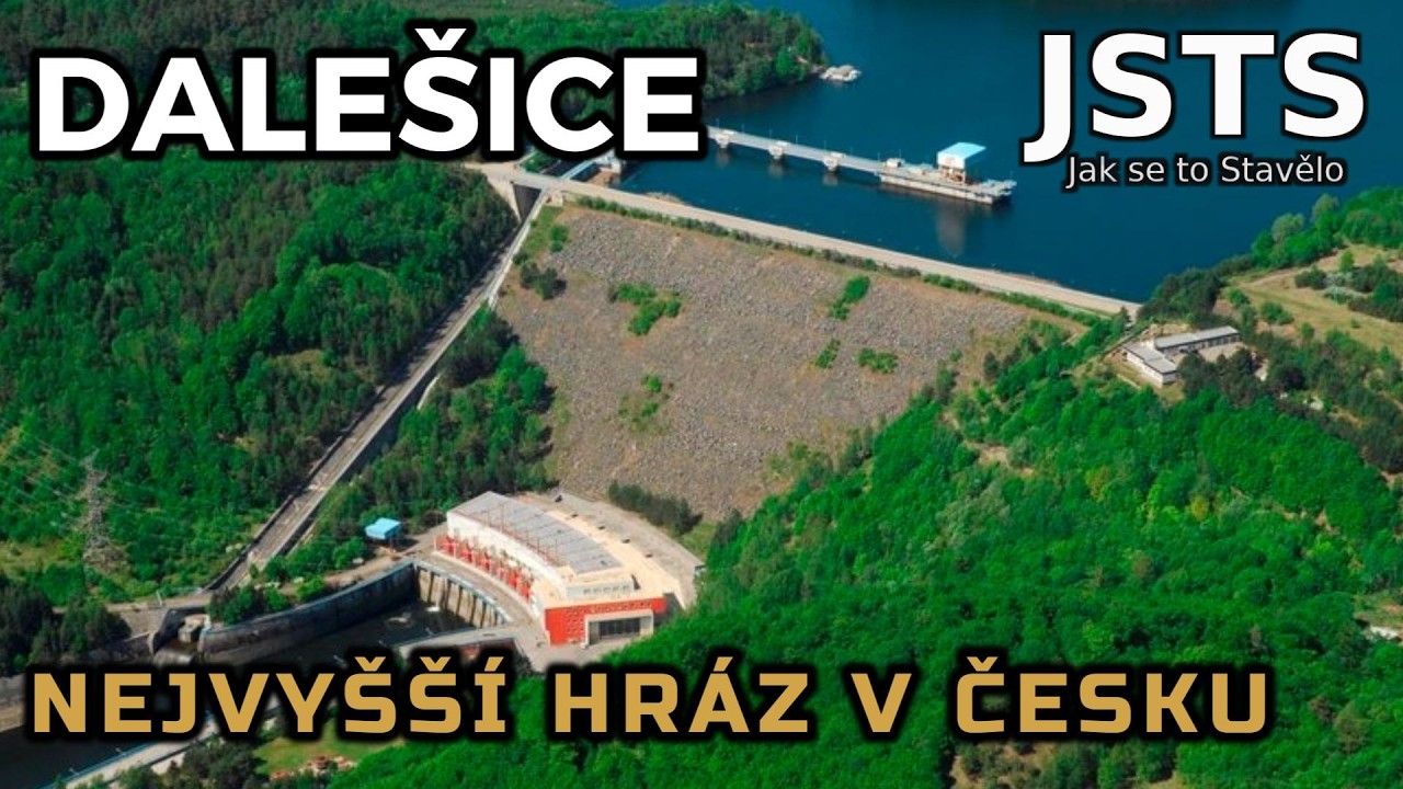 🎧 Jak se to Stavělo: Hráz a přečerpávací elektrárna Dalešice – Naše nejvyšší hráz!