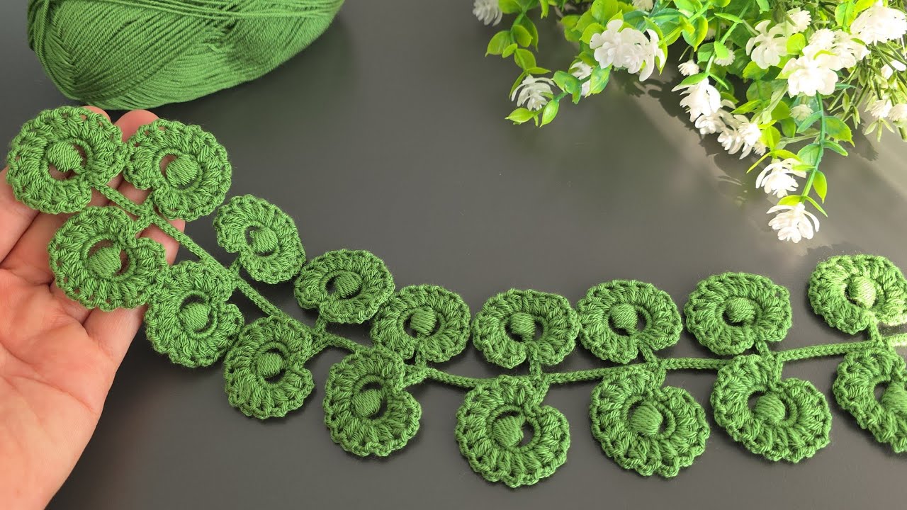 💰 I made 50 in one day and I sold them all! This is the best super new green  flowers easy crochet.