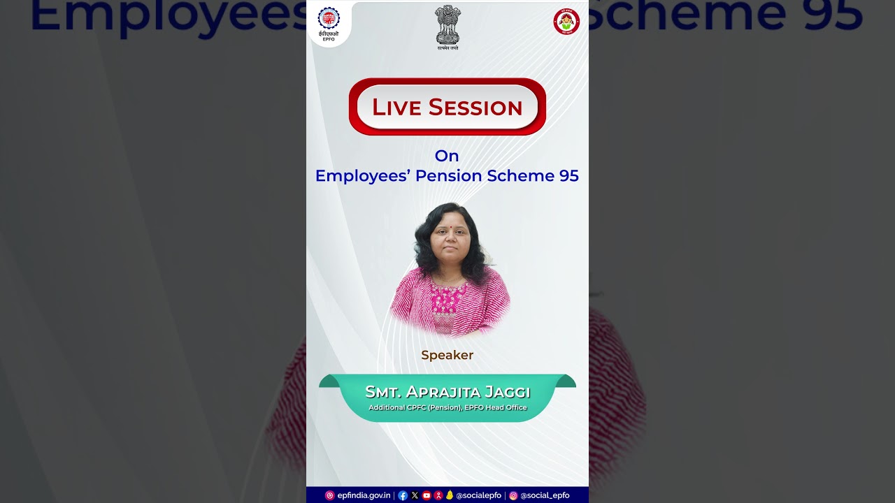 Interactive live session on EPS 95 | 14 May | 12 Noon | EPFO