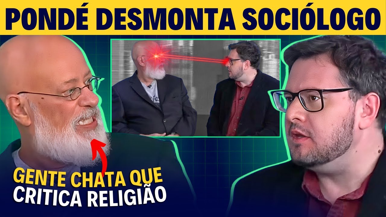 Pond&eacute; DESMONTA Soci&oacute;logo Anti-Evang&eacute;licos na Jovem Pan