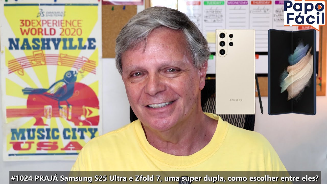 #1024 PRAJÁ Samsung S25 Ultra e Zfold 7, uma super dupla, como escolher entre eles?