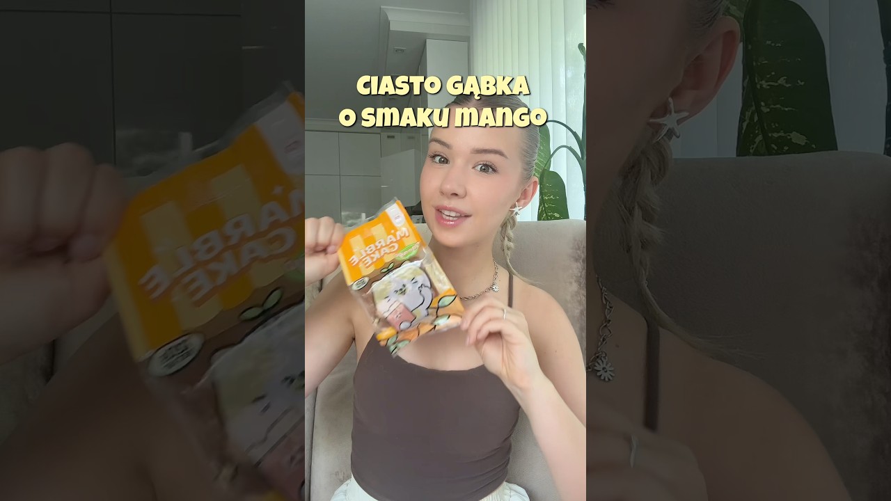 Ciasto gąbka o smaku mango🥭✨ jestem w szoku 🥰🤯