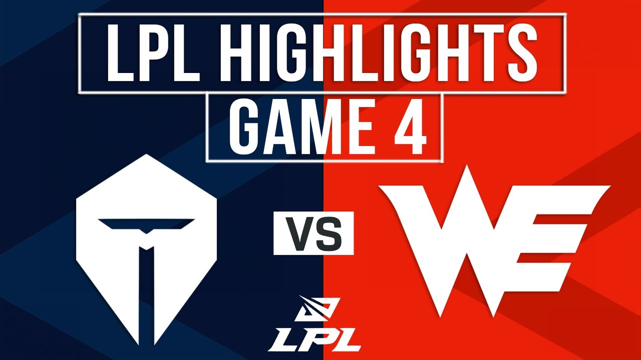 TES vs WE Highlights Game 4 | LPL 2026 Split 1 Play-In Round 1 | Top Esports vs Team WE