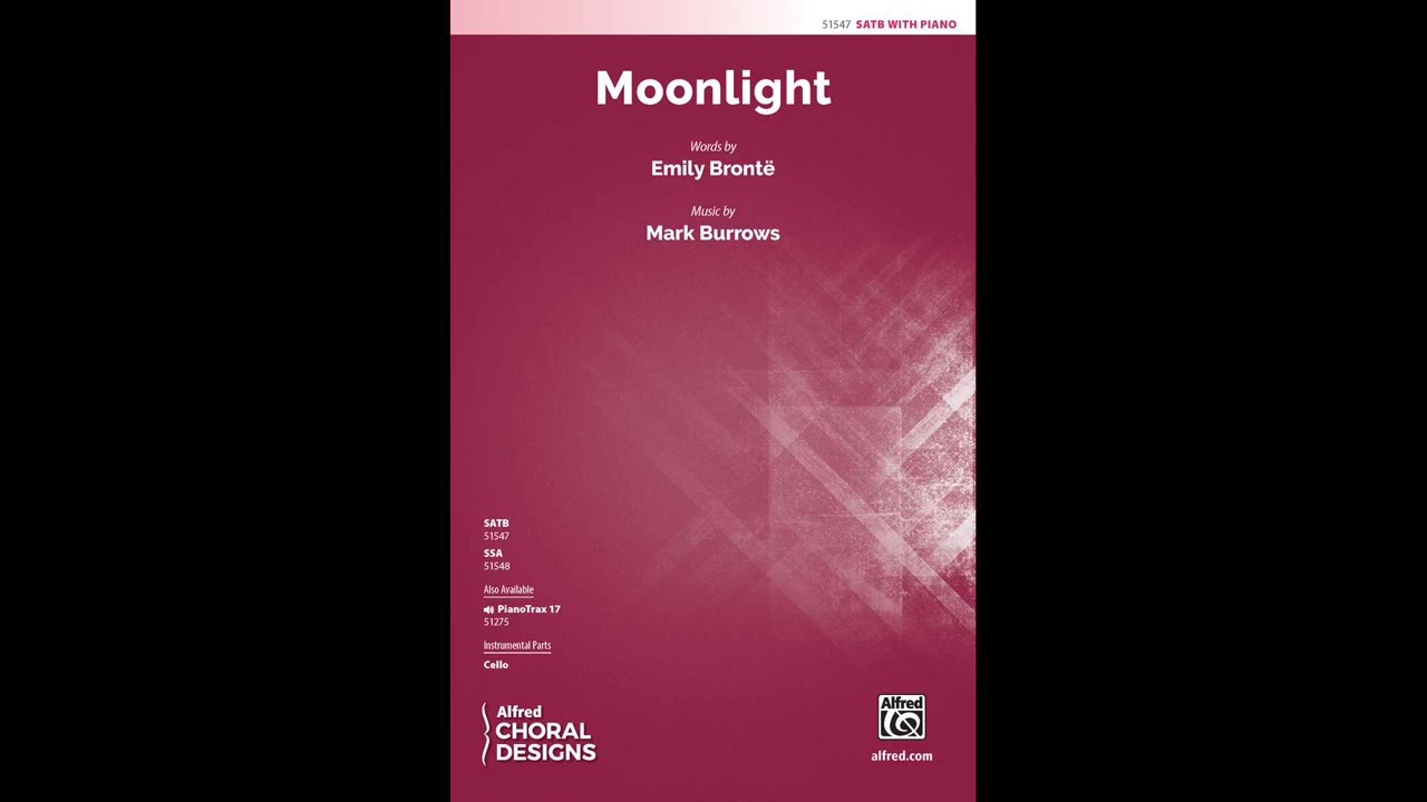 Moonlight (SATB) by Mark Burrows – Score & Sound