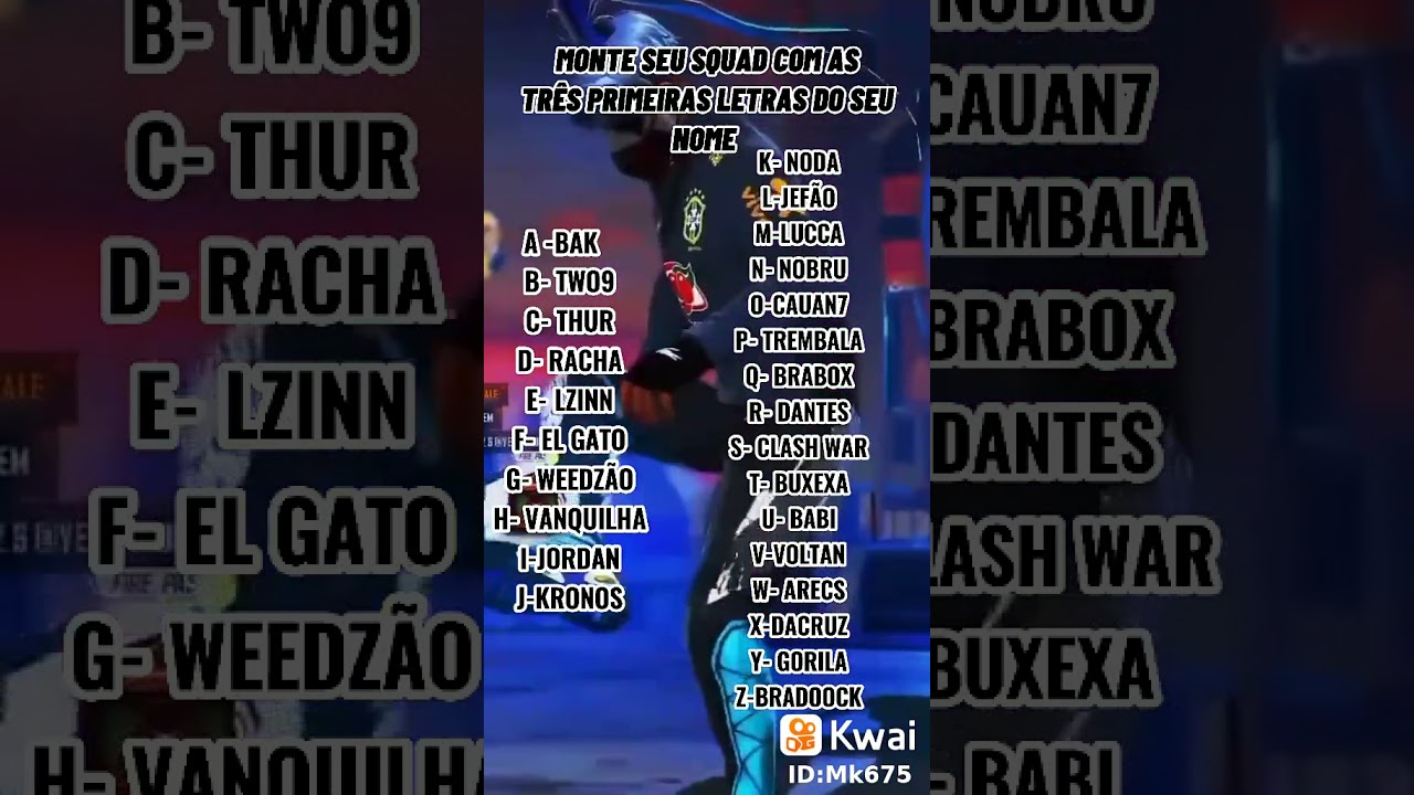 QUAL SERIA O SEU NOME ?