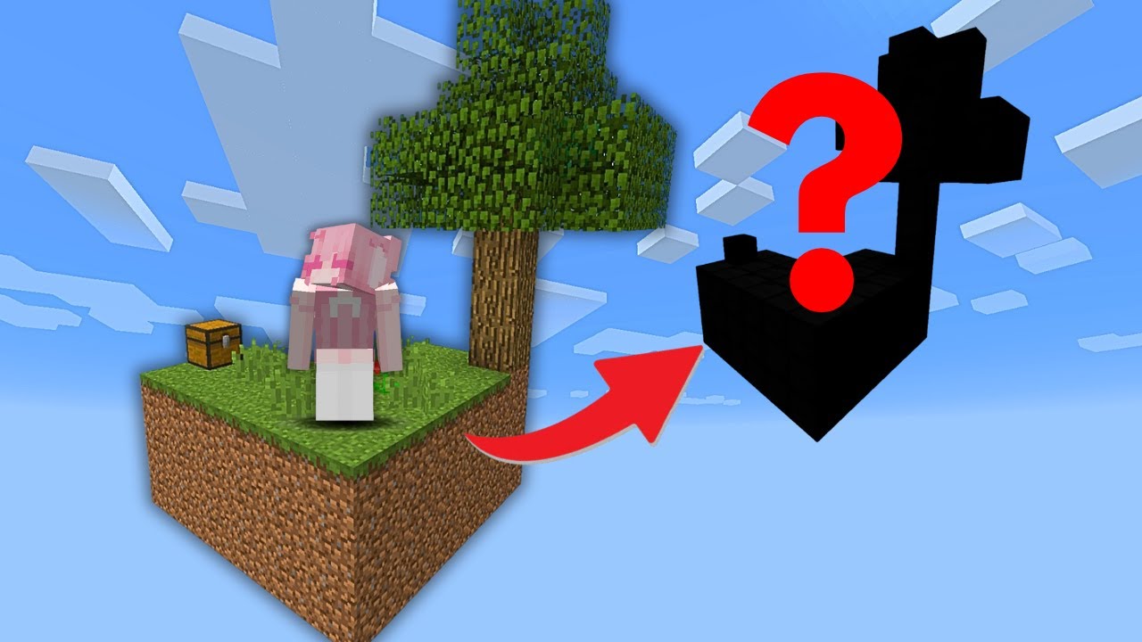 SKYBLOCK NO MINECRAFT MAS A ILHA MUDA A CADA 30 SEGUNDOS