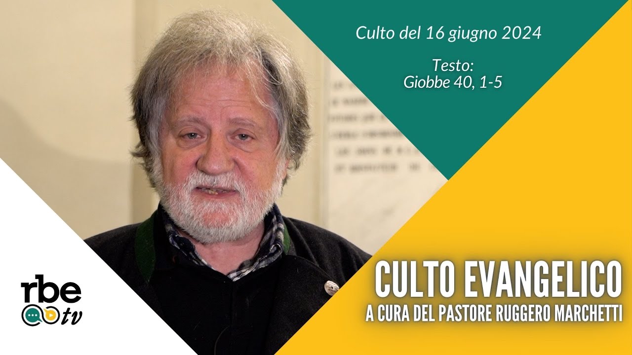 Giobbe 40, 1-5 | Culto Evangelico Valdese - 16 Giugno 2024