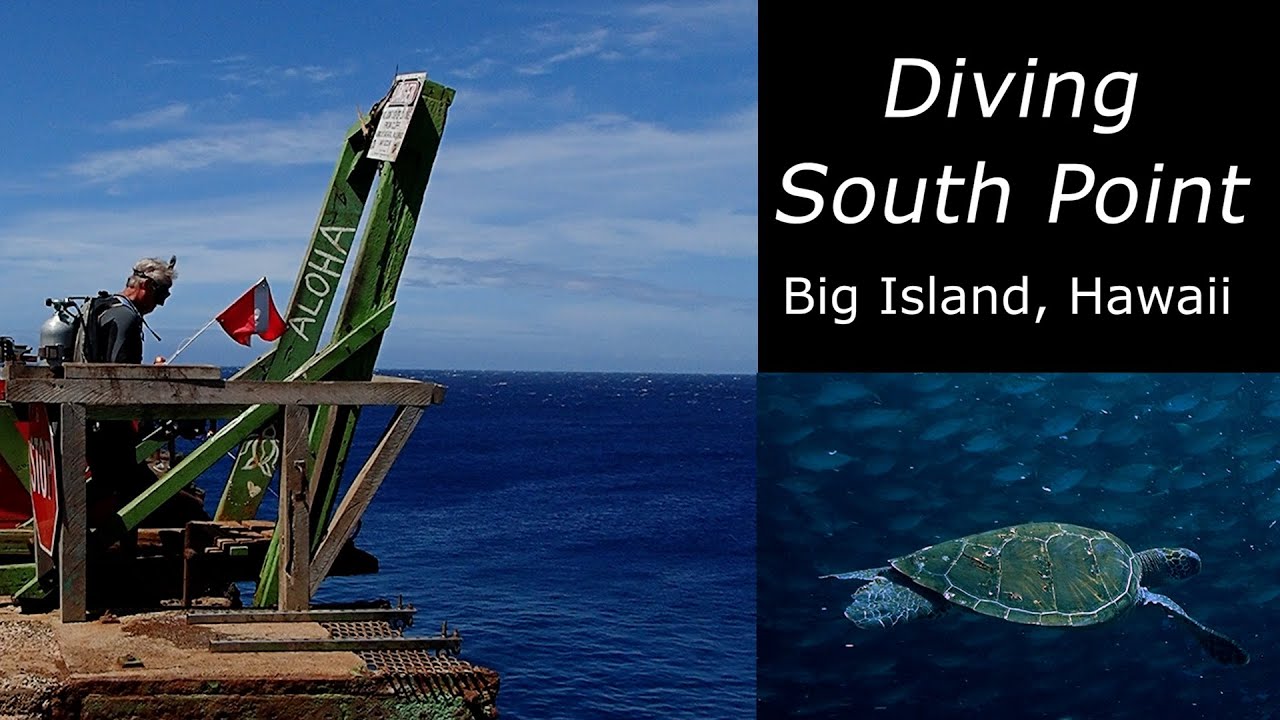 Scuba Diving off South Point Cliff Jumping Spot - Big Island, Hawaii