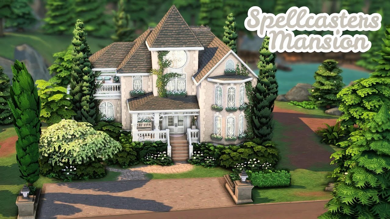 Особняк заклинателей🪄The Sims 4 Царство магии Скоростная сборка || Без CC