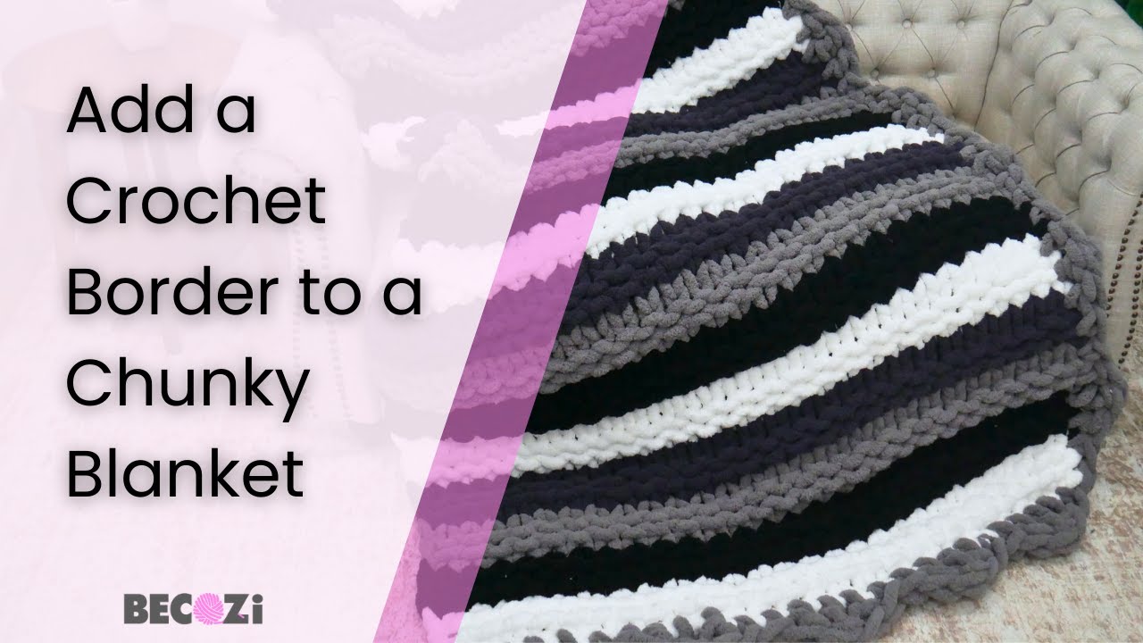 HAND KNIT BLANKET/ ADD A BORDER