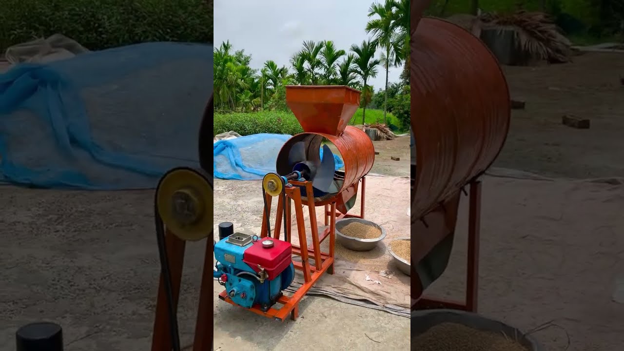 Homemade Rice Cleaning Machine