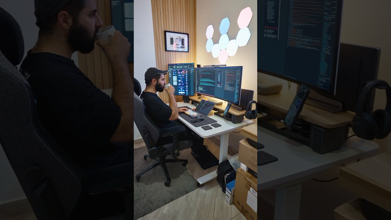 Work from home morning routine 👨🏻&zwj;💻