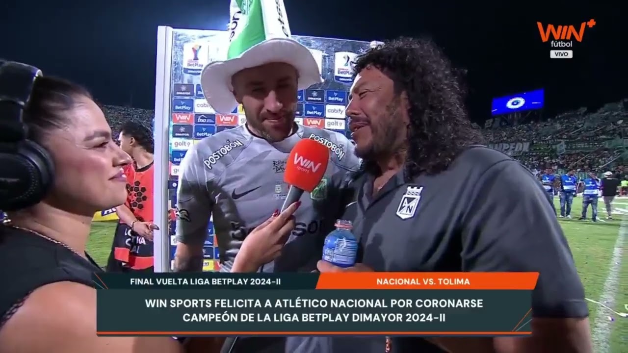 David Ospina, Ren&eacute; Higuita y Edwin Cardona expresaron su felicidad tras conseguir el t&iacute;tulo 🟢⚪🏆⭐🔥