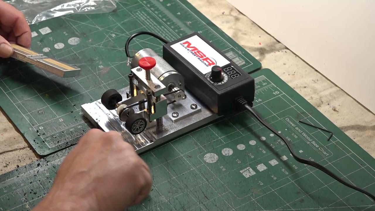 First Tire Truing Part 2: Carrera 1/32nd. Scale Digital Slot Car Racing System. #slotcars #racing