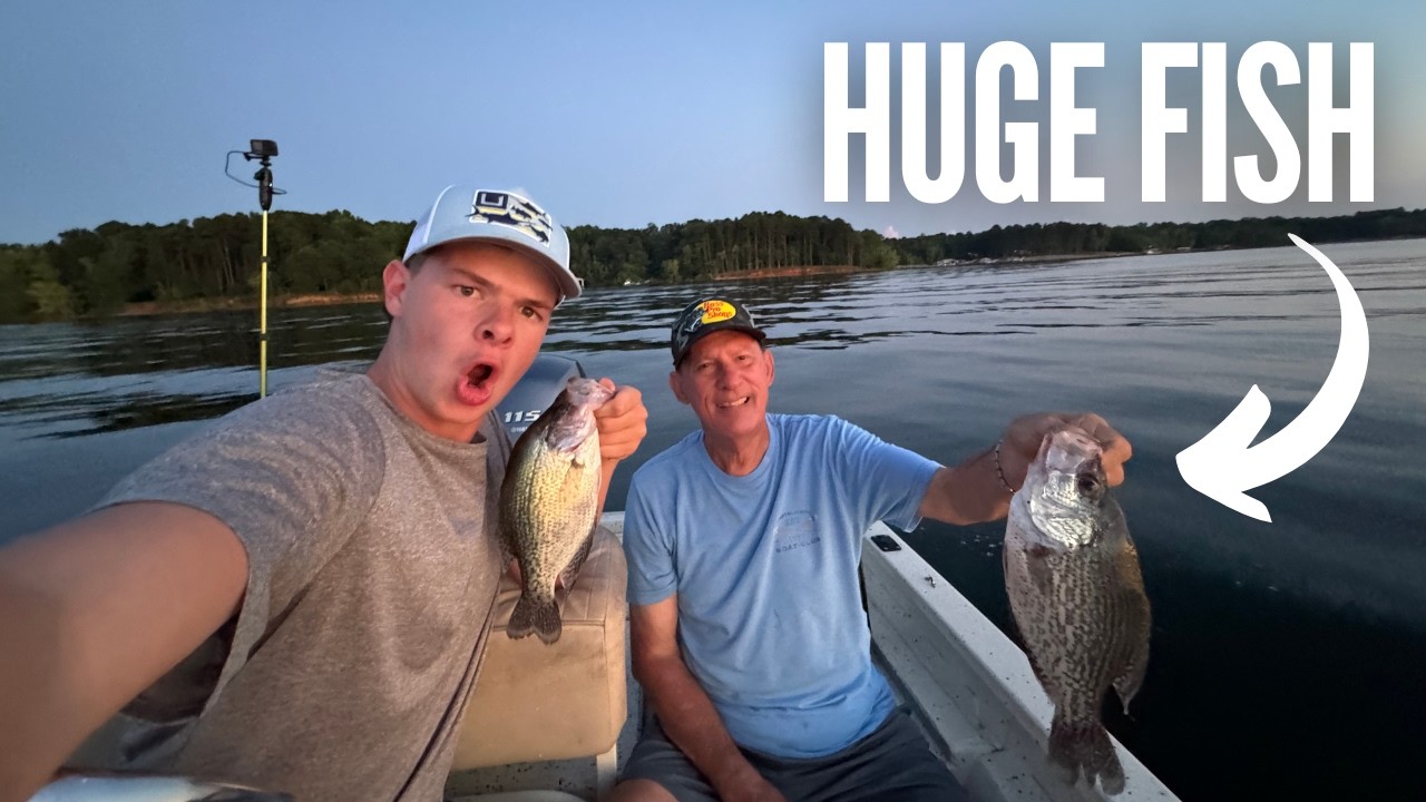 Catching HUGE CRAPPIE with my Grandpa!!! | Kerr Lake Crappie Fishing with Minnows 🎣