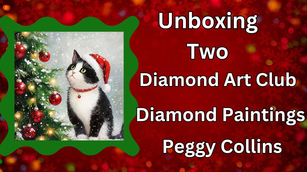 Diamond Art Club - Unboxing - Peggy Collins  - Christmas Contemplation - Sailing Away - Amazon