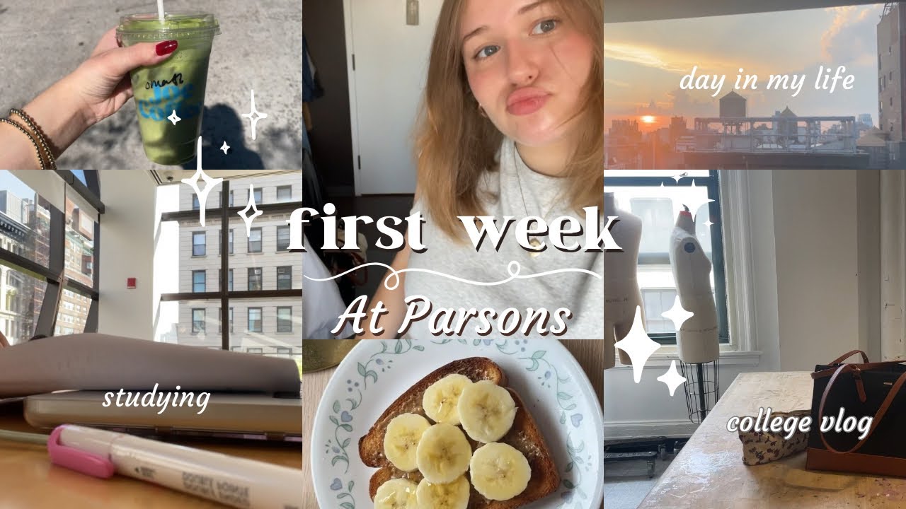 first week at Parsons | first week of college vlog