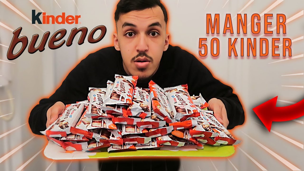DÉFI MANGER 50 KINDERS BUENO !