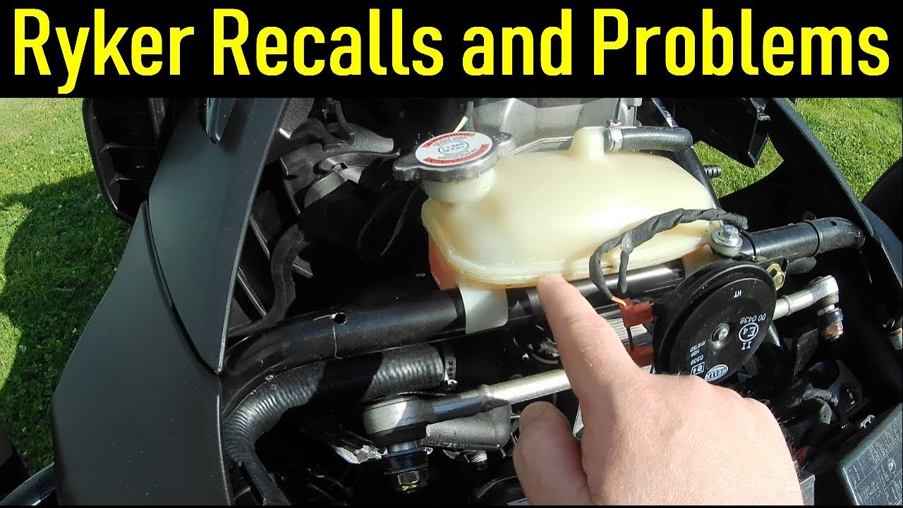 My Can-Am Ryker Problems - All Recalls and Service Bulletins