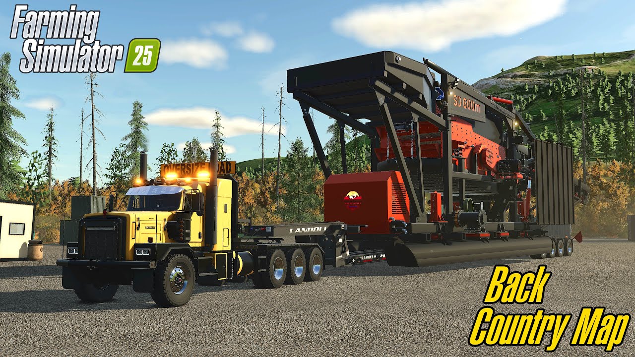Farming Simulator 25 🚧 Back Country Map 🚧 Episode 24 - Moving The Wash Plan 👷‍♂️