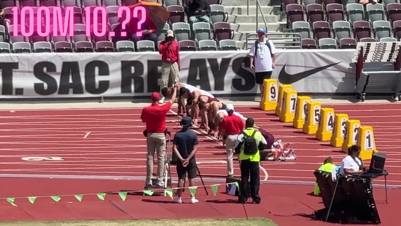 Mt. SAC Relays 100m. April 17, 2026