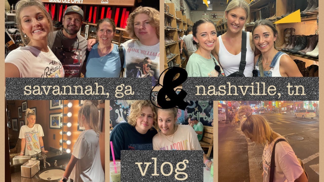 Savannah, GA Vlog 2 + Nashville, TN - Meeting Brooklyn and Bailey???