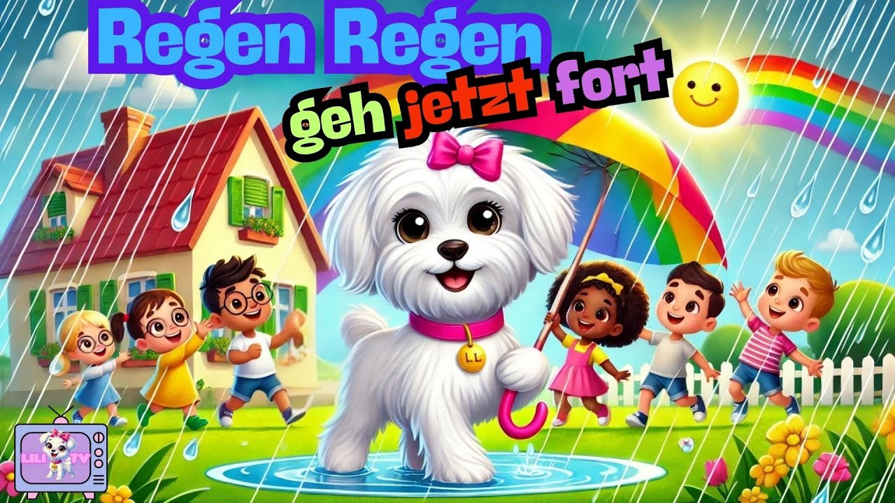 Kinderlieder |„Regen, Regen, geh jetzt fort! 🌧️🎶 –Kinderlied Regen