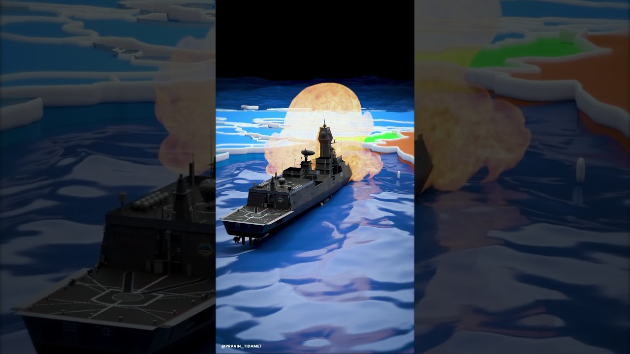 &ldquo;INS Vikrant vs Enemy Attack ⚔️&rdquo;....#ytshorts #insvikrant #indiannavy