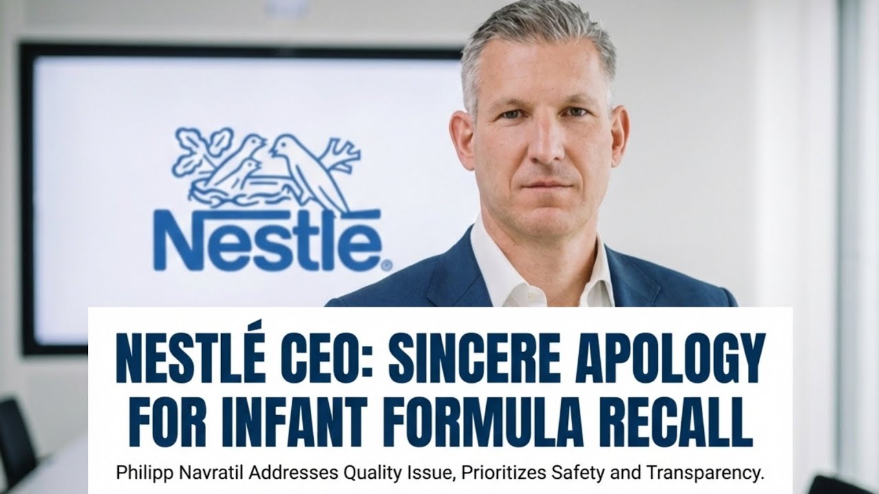 🍼 Компания Nestl&eacute; отзывает детскую молочную смесь по всему миру | Генеральный директор приносит и...