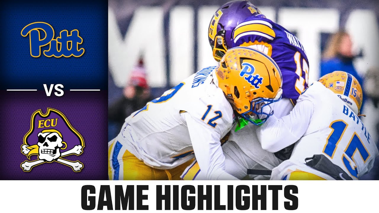 Pitt vs. East Carolina Game Highlights | 2025 ACC Football