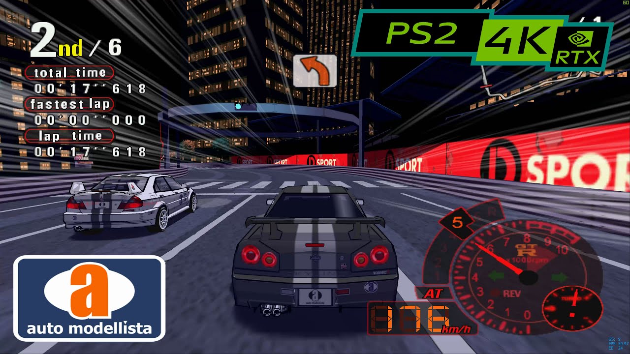 Auto Modellista / 4K PS2 emulator PCSX2 / RTX 2080ti