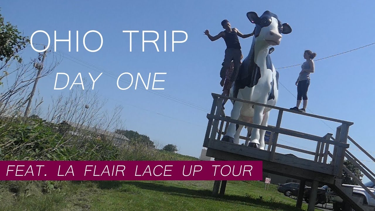 Ohio Road Trip | Day 1 | Flips Off Of Giant Cow