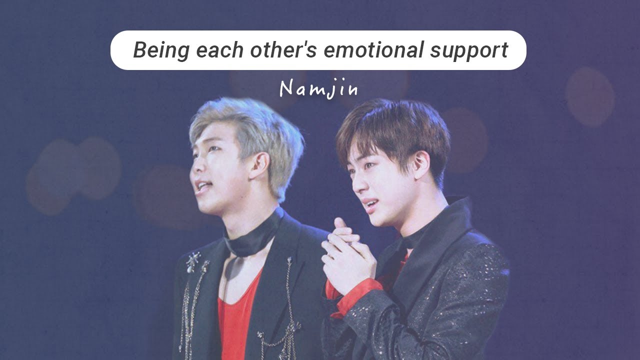 NAMJIN｜Они являются эмоциональной поддержкой друг друга 💪