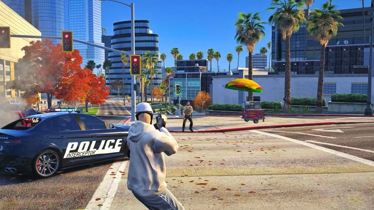 Ming Takes Out PD at Rockford Plaza | NoPixel 4.0 | GTA