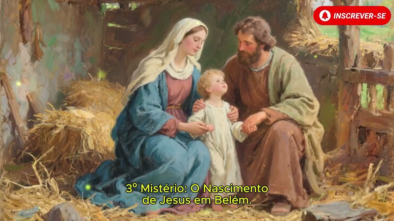 TERÇO DE HOJE - 02/03/2026 - SEGUNDA-FEIRA: MISTÉRIOS GOZOSOS - 18 HORAS