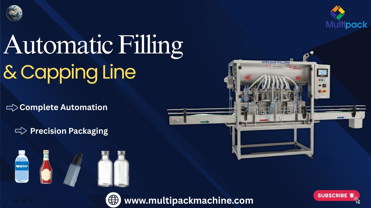 Automatic Filling and Capping Line for Bottles | High-Speed Bottle Packaging Solution