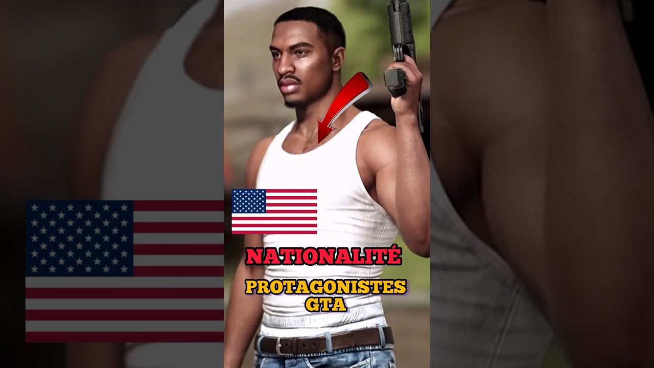 Nationalit&eacute; des protagonistes des jeux GTA