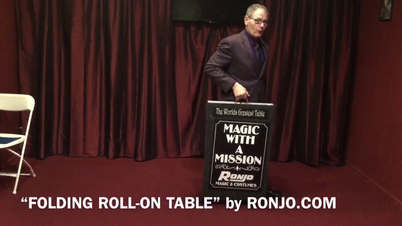 Folding Roll-On Table - Magic from Ronjo.com