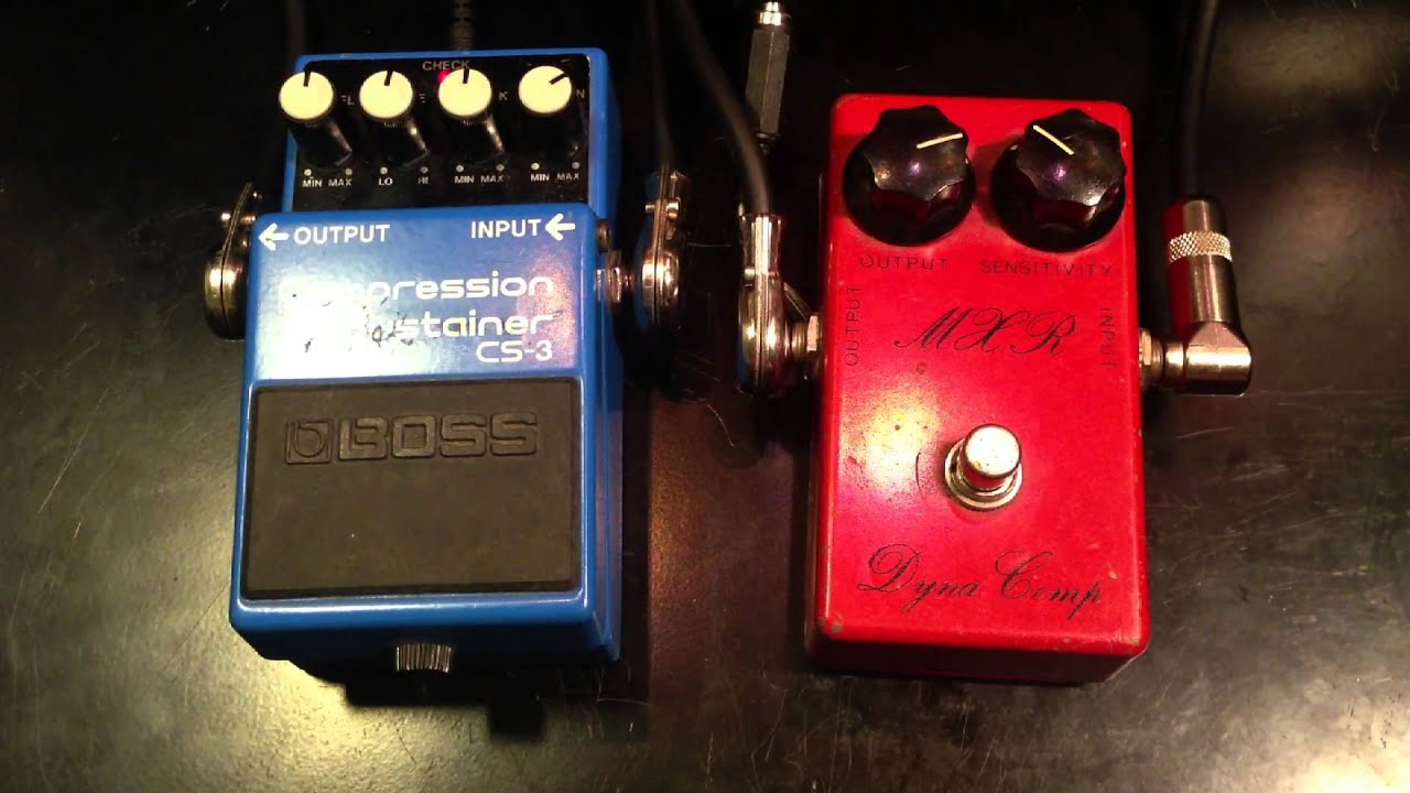 Vintage MIJ Boss CS3 vs Vintage 1977 MXR Dyna Comp