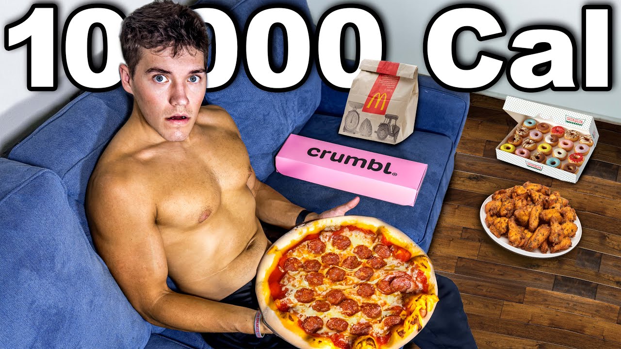 Я попробовала челлендж «10 000 калорий» *СНОВА*