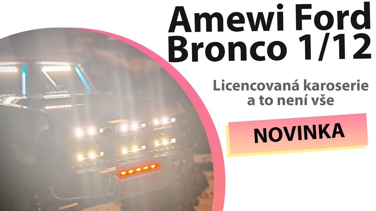 Amewi Ford Bronco Baja 1000 1/12 Hyper Go