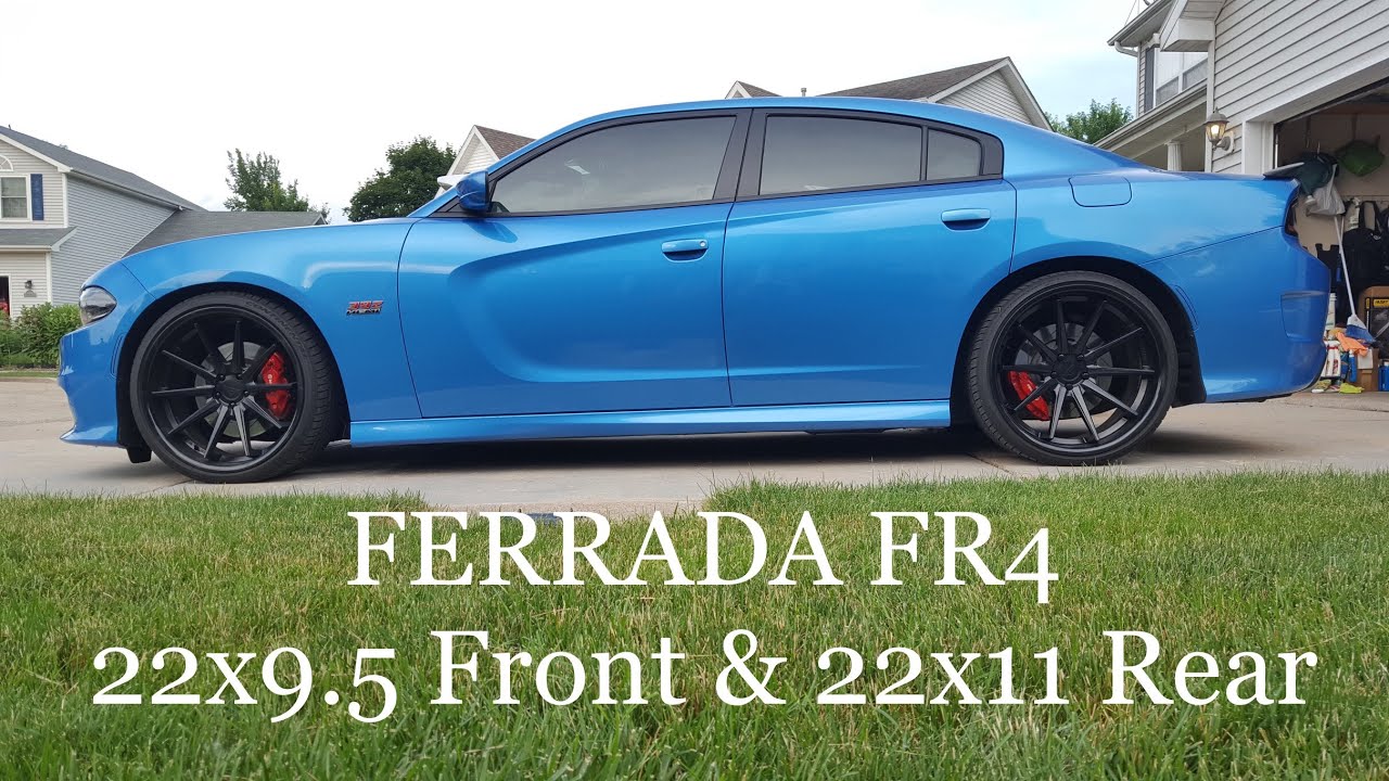 FERRADA FR4 on my Charger Scatpack after 1 year of use.
