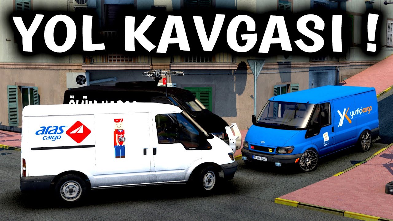 KARGOCU KAVGASI ! FORD TRANSİT İLE KARGO DAĞITIYORUZ w/