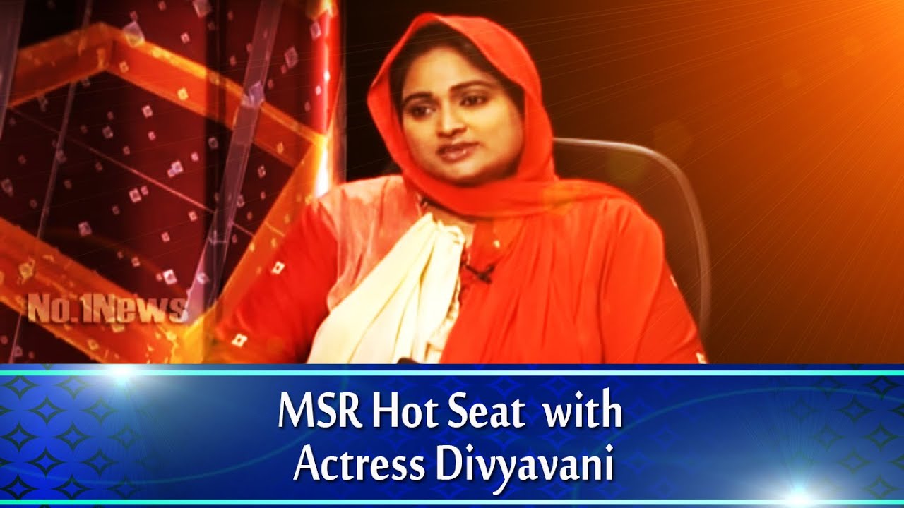 MSR Hot seat with Actress Divyavani || No.1 News