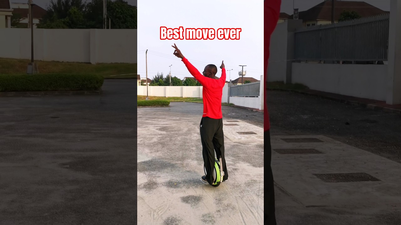 Electric unicycle is fun, Wheels is powerful, movement is smooth, vibes are unique 