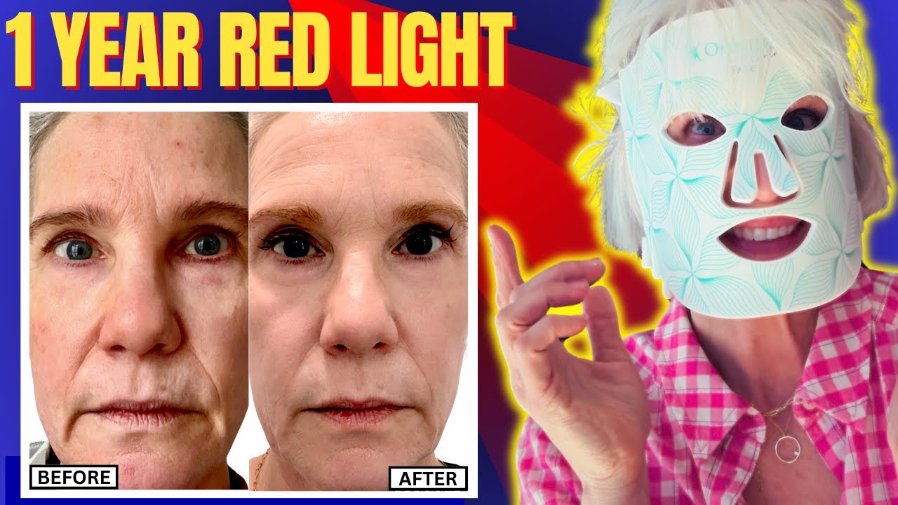 I TRIED LED RED LIGHT FOR A YEAR! Here’s what you need to know! | Mature Over 50 Skin