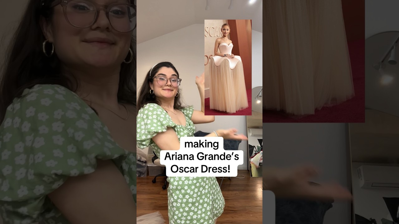 making Ariana Grande&rsquo;s Oscar Dress (in one week!!)