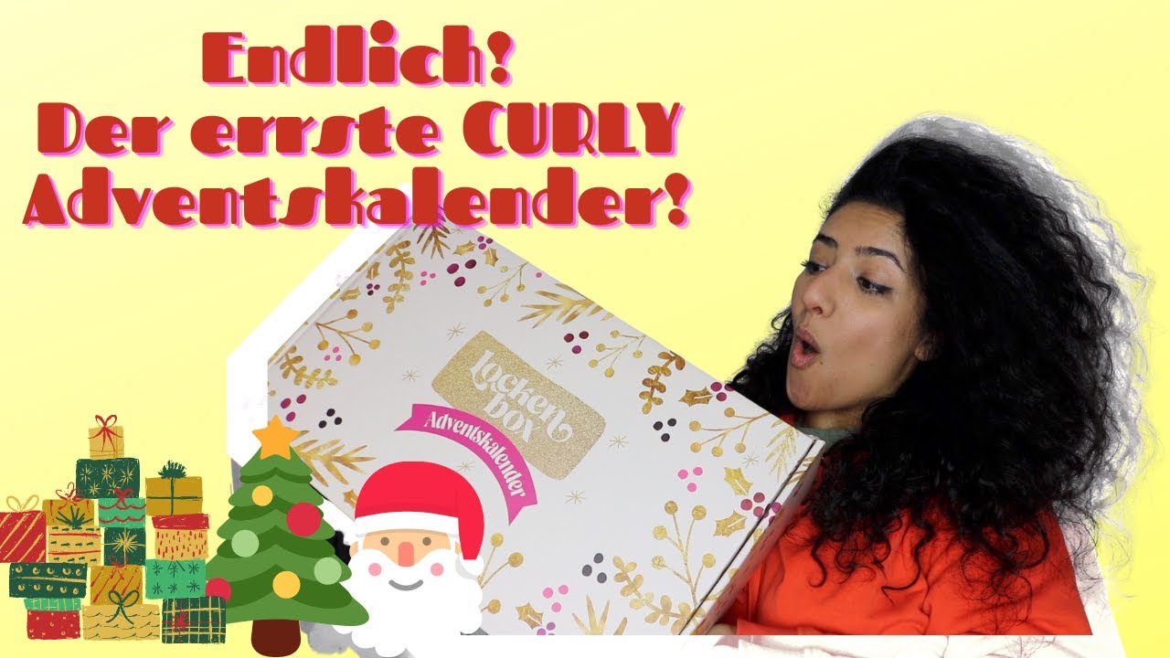 WOW!! 😱Ich packe den ersten Lockenbox Adventskalender aus !🎅🏻