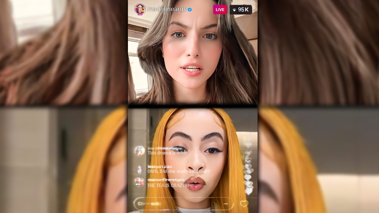«ТЫ СУКА!» Мадлен Арджи ругается с Айс Спайс в прямом эфире из-за отношений с Central Cee